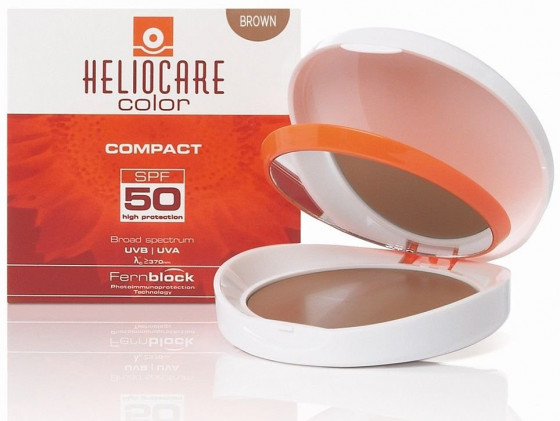 Cantabria Heliocare Color Mineral Compact SPF50 Sunscreen - Сонцезахисна компактна пудра - 2