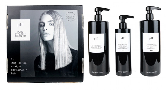 pH Laboratories Pure Straight Salon Kit - Набір для випрямлення волосся