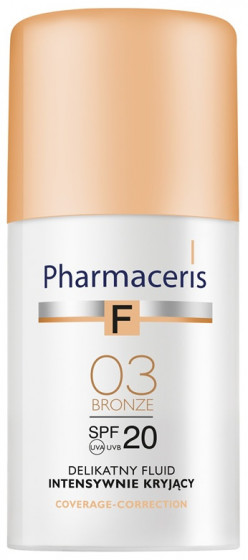 Pharmaceris F Intense Coverage Mild Fluid Foundation SPF20 - Делікатний тональний крем