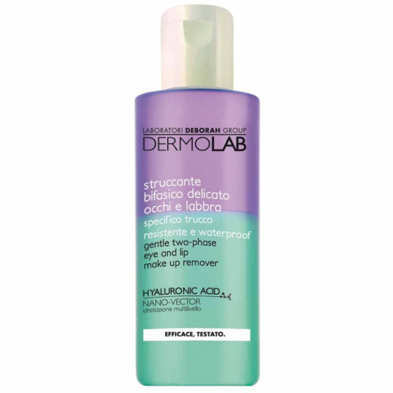 Deborah Gentle Two-Phase Eye and Lip Make Up Remover - Двофазний лосьйон для зняття макіяжу з очей і губ