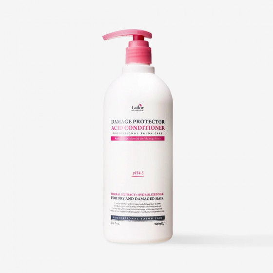 La'dor Damage Protector Acid Conditioner pH 4.5 - Відновлюючий кондиціонер для сухого та пошкодженого волосся - 1