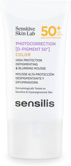 Sensilis Photocorrection [D-PIGMENT 50+] - Фоторектор для обличчя з тоном