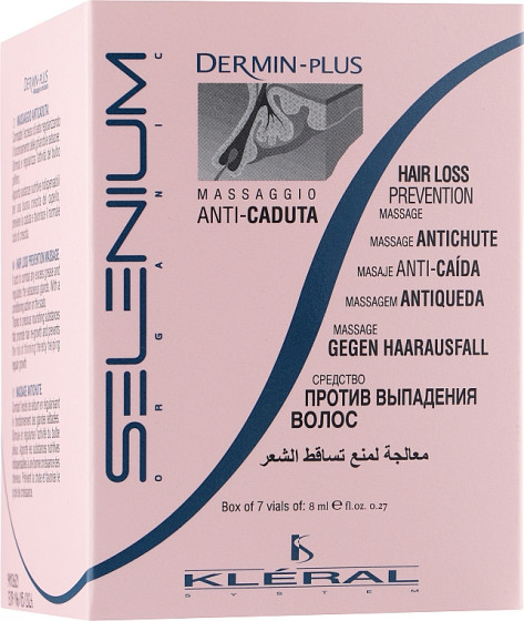 Kleral System Red Clay Anti-Dandruff Mask Dermin Plus - Ампули проти випадання волосся - 1