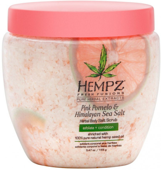 Hempz Pink Pomelo & Himalayan Sea Salt Herbal Body Salt Scrub - Скраб для тіла "Помело і Гімалайська сіль"