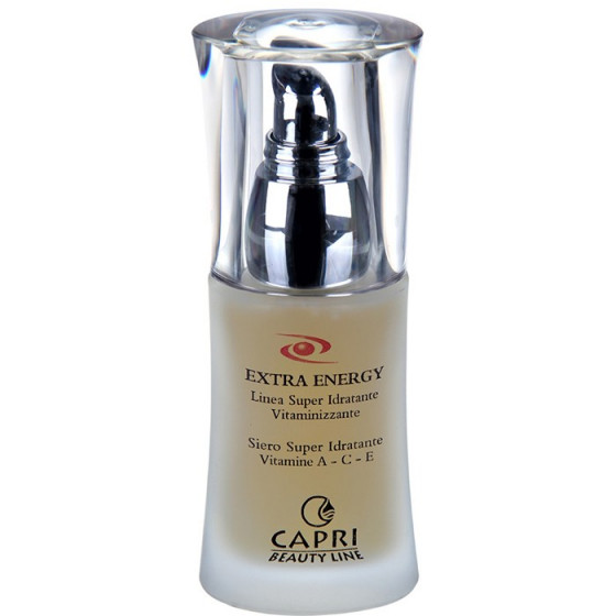 Capri Beauty Line Extra Energy Super Moisturizing Vitamin ACE Serum - Супер зволожуюча сироватка з вітамінами А, С, Е