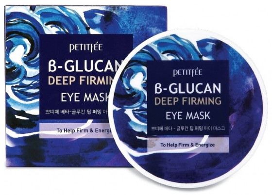 Petitfee & Koelf B-Glucan Deep Firming Eye Mask - Супер зміцнюючі патчі для очей з бета-глюканом
