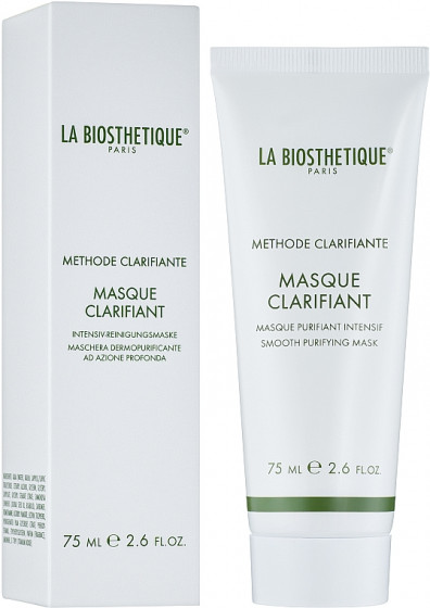 La Biosthetique Methode Clarifiante Masque Clarifant - Очищуюча маска для жирної і проблемної шкіри обличчя