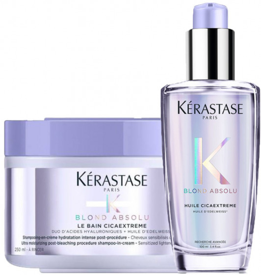 Kerastase Blond Absolu Huile Cicaextreme - Зміцнююче масло для освітленого або мелірованого волосся - 1