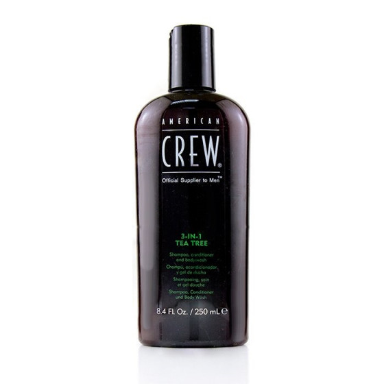 American Crew 3-in-1 Tea Tree - Засіб для волосся та тіла 3-в-1 "Чайне дерево"