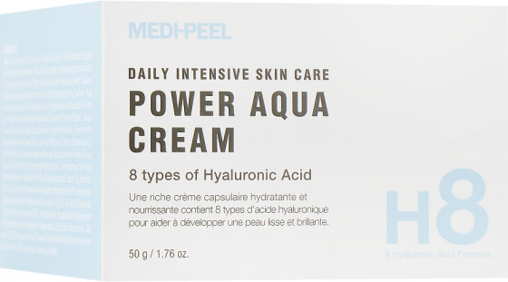 Medi Peel Power Aqua Cream - Зволожуючий крем для обличчя з пептидними капсулами - 1