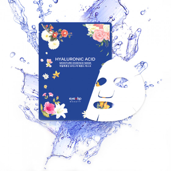 Eyenlip Hyaluronic Acid Moisture Essence Mask - Тканинна маска для обличчя з гіалуроновою кислотою - 1