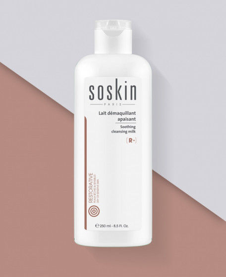 Soskin Soothing Cleansing Milk Dry Sensitive Skin - Заспокійливе молочко для сухої та чутливої ​​шкіри обличчя - 1