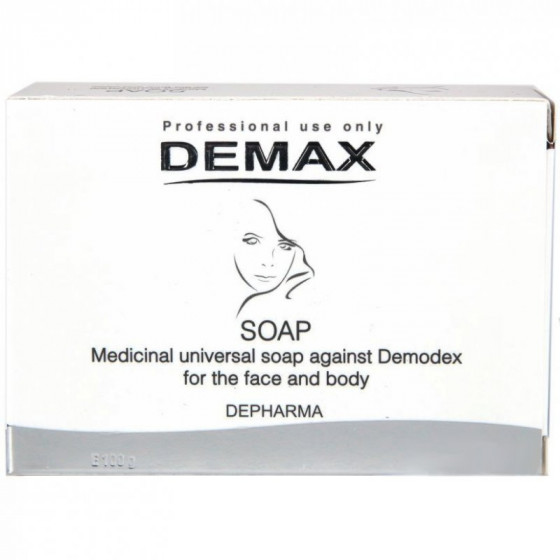 Demax Anti-Demodex Line Soap Medicinal Universal Against Demodex For The Face And Body - Лікувальне мило від демодекса 100 гр - 2