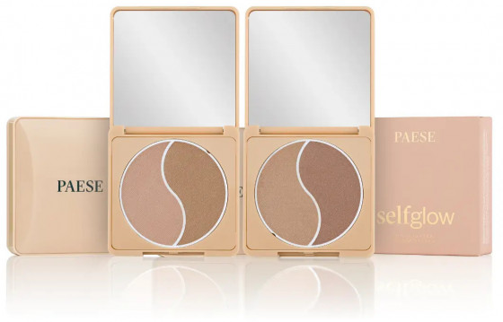 Paese Selfglow Bronzing Pallet - Компактна бронзер-палітра 2 в 1 - 4