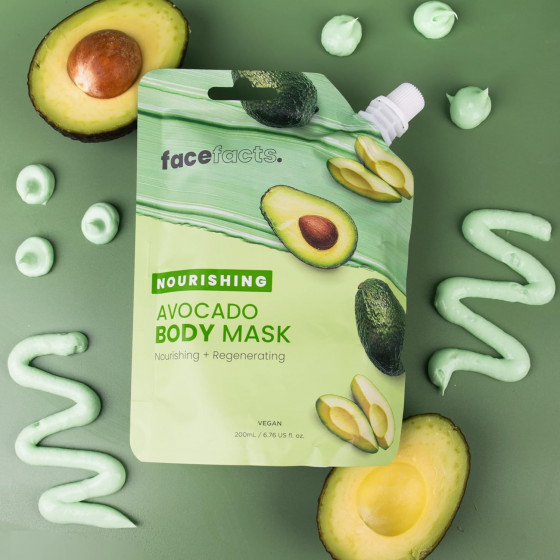 Face Facts Nourishing Avocado Body Mask - Живильна маска для тіла "Авокадо" - 1