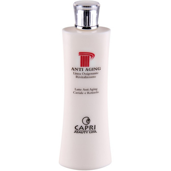 Capri Beauty Line Anti Aging Caviar And Retinol Milk - Очищає молочко з екстрактом ікри і ретинолом