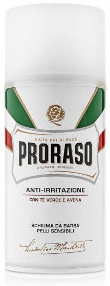 Proraso White Line Anti-Irritation Shaving Foam - Піна для гоління для чутливої ​​шкіри