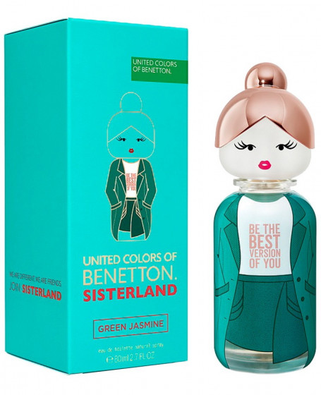 United Colors of Benetton Sisterland Green Jasmine - Туалетна вода - 1