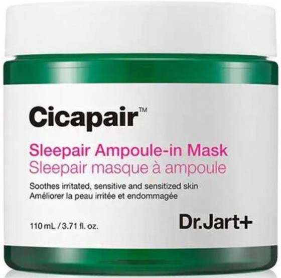 Dr.Jart+ Cicapair Derma Green Solution Night Re.Pair - Нічна відновлююча крем-маска