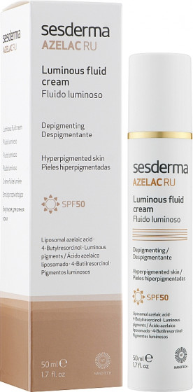 Sesderma Azelac Ru Luminous Fluid SPF50 - Флюїд для сяйва шкіри