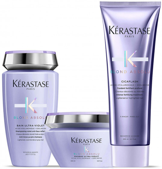 Kerastase Blond Absolu Masque Ultra Violet - Фіолетова маска для волосся - 4