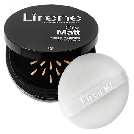 Lirene City Matt Mineral Mattifying Loose Powder - Матуюча розсипчаста мінеральна пудра