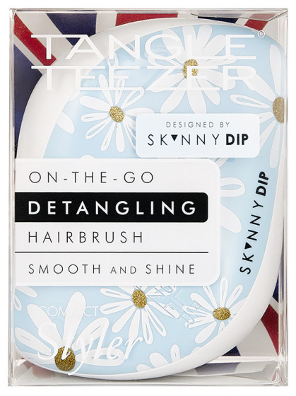 Tangle Teezer Compact Styler Skinny Dip Dreamy Daisies - Гребінець для волосся - 8