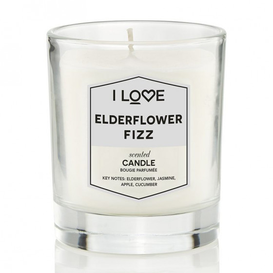 I Love Elderflower Fizz Scented Candle - Ароматична свічка "Коктейль з бузини"