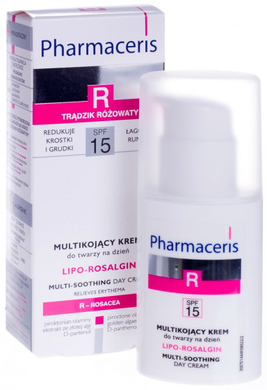 Pharmaceris R Lipo Rosalgin Multi-Soothing Cream - Крем для сухої шкіри обличчя заспокоюючий подразнення - 1