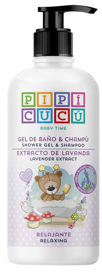 La Cabine Pipi Cucu Lavander Shower Gel & Shampoo - Дитячий шампунь-гель "Лаванда"