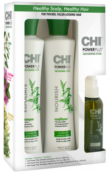 CHI PowerPlus Starter Kit - Набір для зміцнення і росту волосся - 1