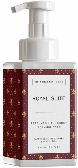 Mr.Scrubber Perfumed Hand & Body Foaming Soap "Royal suite" - Парфумоване мило-пінка для рук та тіла