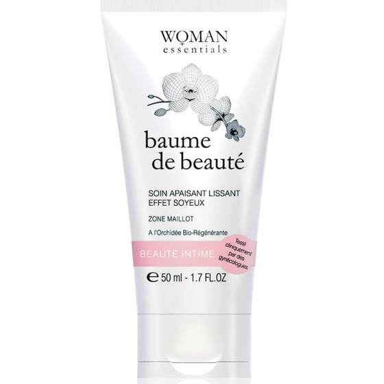 Woman Essentials Baume De Beaute Soin Apaisant Lissant Effet Soyeux - Постеліляційний бальзам для розгладження та заспокоєння зони бікіні