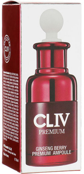 CLIV Ginseng Berry Premium Ampoule - Енергізуюча ліфтинг-сироватка з екстрактом ягід женьшеню - 1