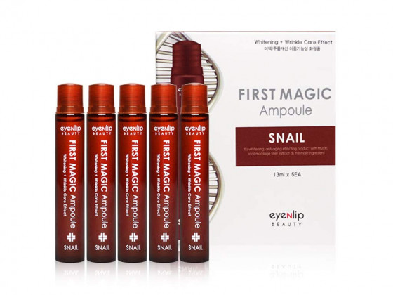 Eyenlip First Magic Ampoule Snail - Ампули для обличчя з екстрактом равликового слизу - 1