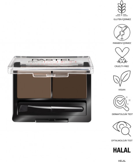 Pastel Profashion Duo Eyeshadow - Тіні для брів - 1