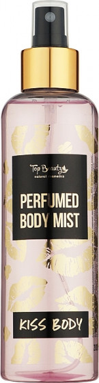 Top Beauty Perfumed Body Mist Kiss Body - Парфумований міст для тіла з шимером Kiss Body