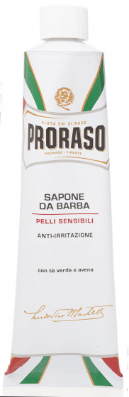 Proraso White Line Anti-Irritation Shaving Cream - Крем для гоління для чутливої ​​шкіри