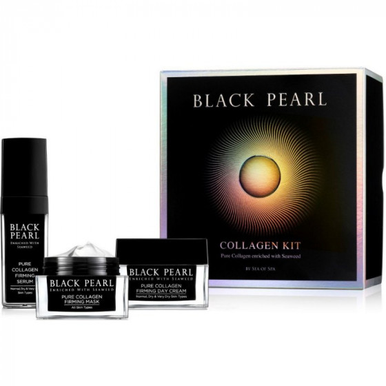 Sea of SPA Black Pearl Collagen Kit - Колагеновий набір для обличчя