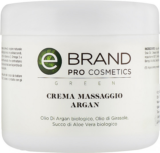 Ebrand Crema Massaggio Argan - Масажний крем "Арган"