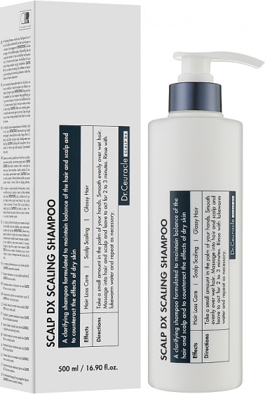 Dr.Ceuracle Scalp DX Scaling Shampoo - Відлущуючий шампунь для зміцнення волосся - 1