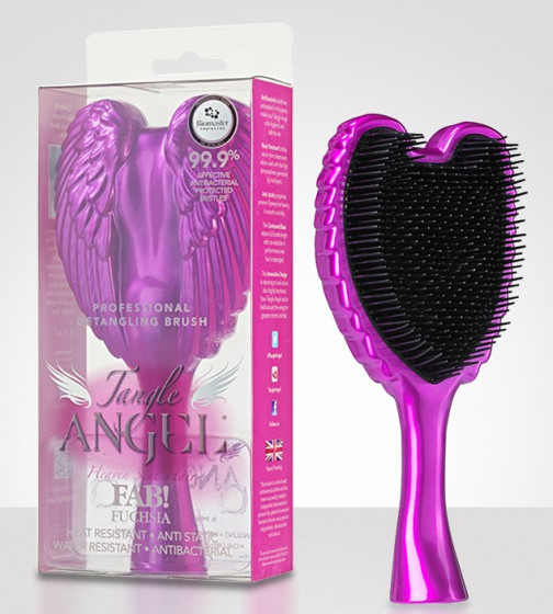 Tangle Angel Brush Fab Fuchsia - Гребінець для волосся - 3