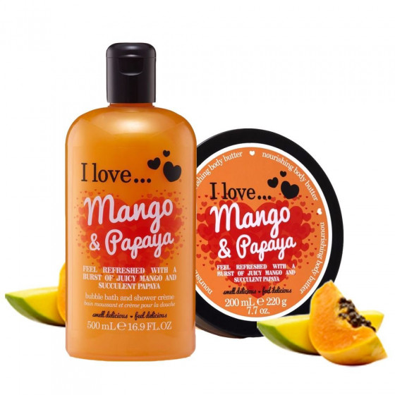 I Love Mango & Papaya Body Butter - Олія для тіла "Манго та папайя" - 3