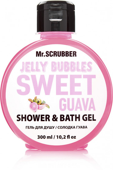 Mr.Scrubber Jelly Bubbles Shower & Bath Gel "Sweet Guava" - Гель для душу