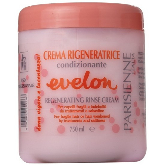 Black Professional Line Evelon Regenerating Rinse Cream Pink - Відновлююча маска для тендітного і пошкодженого волосся рожева