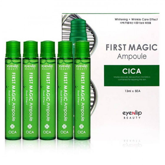 Eyenlip First Magic Ampoule Cica - Ампули для обличчя з екстрактом центелли - 1