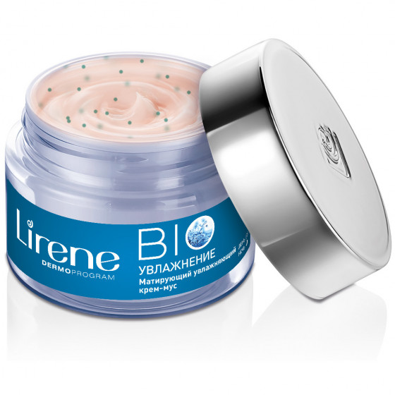 Lirene Bi Cream - Матуючий зволожуючий крем-мус - 1