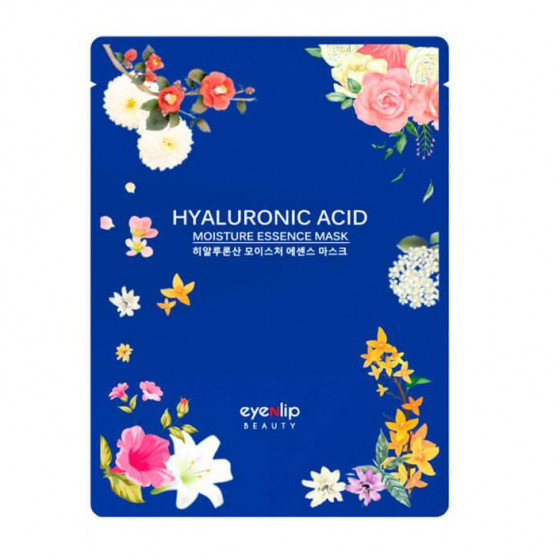 Eyenlip Hyaluronic Acid Moisture Essence Mask - Тканинна маска для обличчя з гіалуроновою кислотою