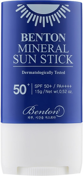 Benton Mineral Sun Stick SPF50+/PA++++ - Сонцезахисний стік на мінеральній основі