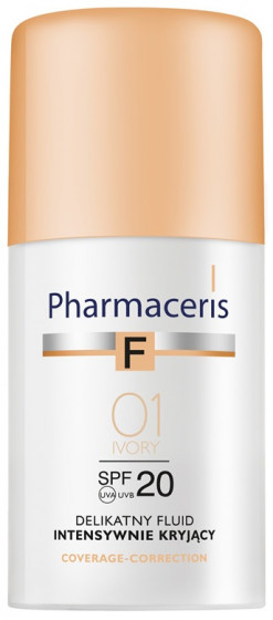 Pharmaceris F Intense Coverage Mild Fluid Foundation SPF20 - Делікатний тональний крем